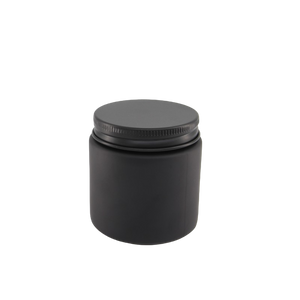 100ml Matt Black Jar (no lid)