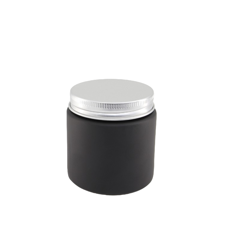 100ml Matt Black Jar (no lid)