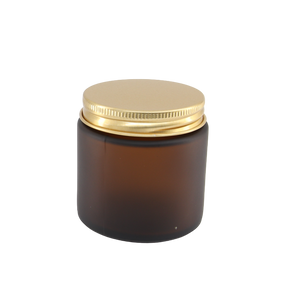 100ml Frosted Amber Jar (no lid)