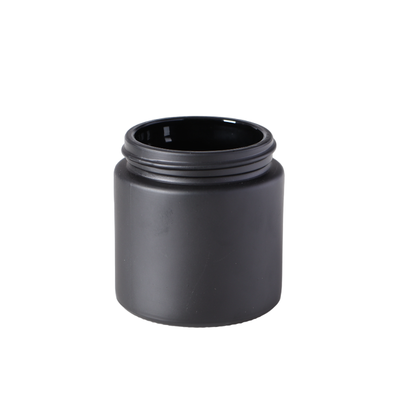 100ml Matt Black Jar (no lid) Aussie Candle Supplies