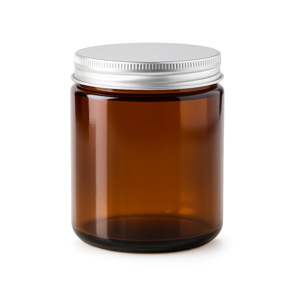 250ml Amber Jar (No Lid)
