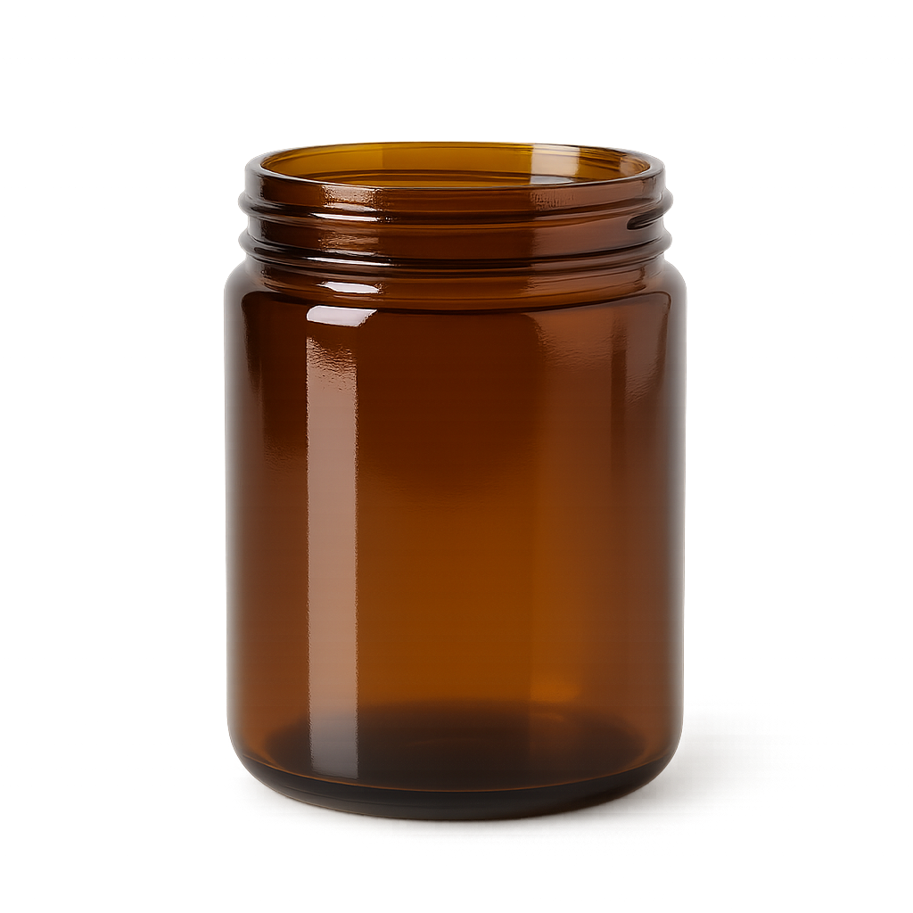 250ml Amber Jar (No Lid)