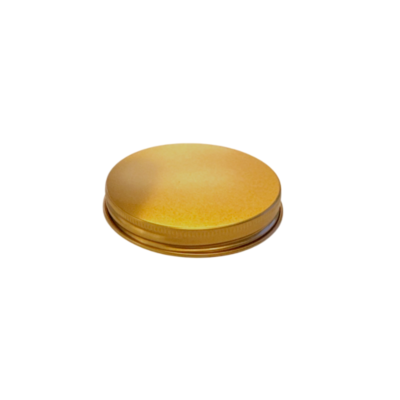 Gold Aluminium Lid 250ml Glass Jar