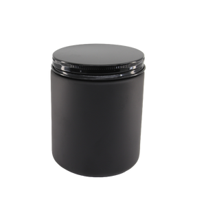 250ml Matt Black Jar (no lid)