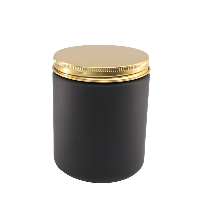 250ml Matt Black Jar (no lid) Aussie Candle Supplies