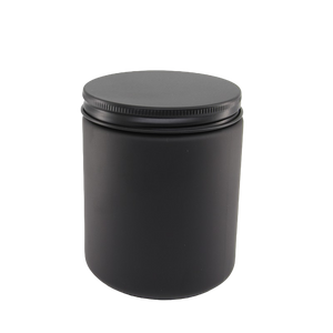 250ml Matt Black Jar (no lid)