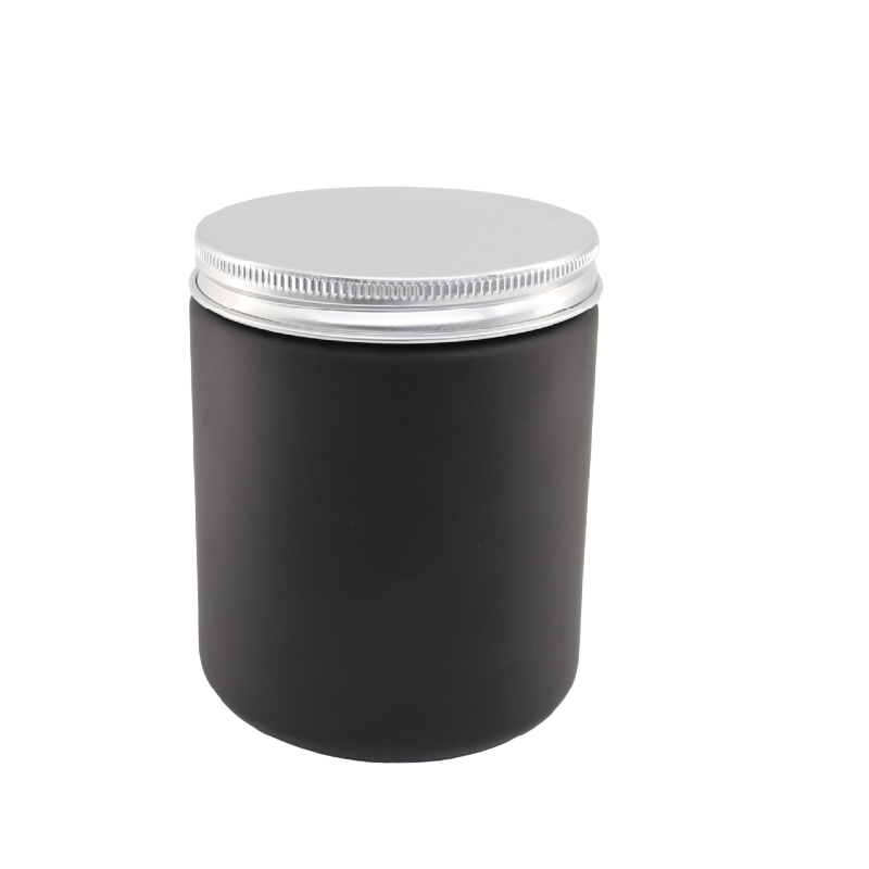 250ml Matt Black Jar (no lid)