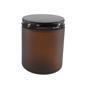 250ml Frosted Amber Jar (no lid)