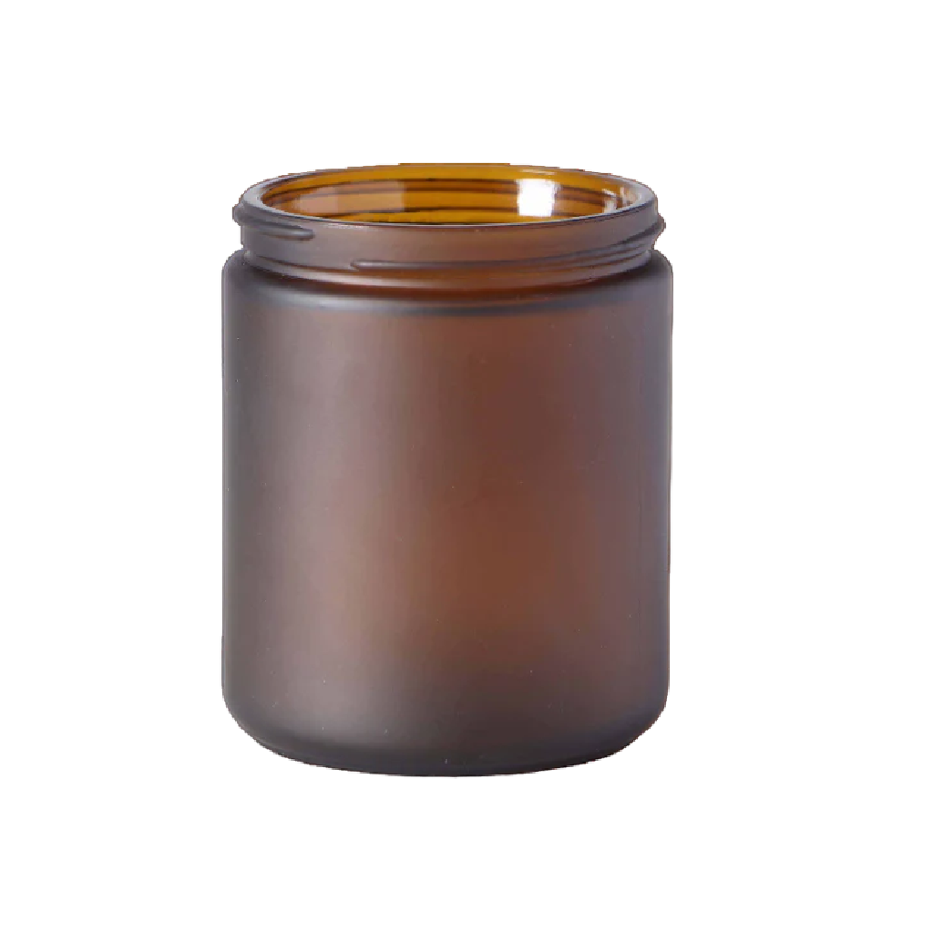 250ml Frosted Amber Jar (no lid)