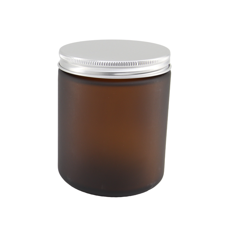 250ml Frosted Amber Jar (no lid)