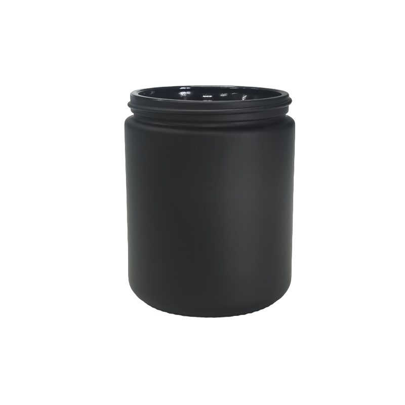 250ml Matt Black Jar (no lid) - Aussie Candle Supplies