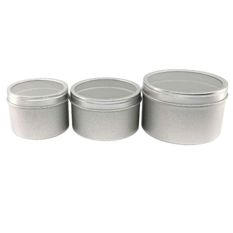 Candle Tin 120gm window lid