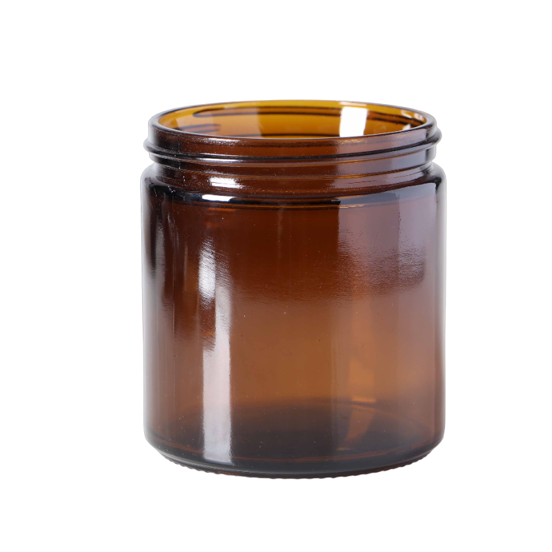 400ml Amber Jar (no lid) Aussie Candle Supplies