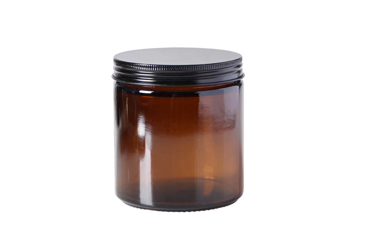 400ml Amber Jar (no lid) Aussie Candle Supplies