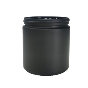 400ml Matt Black Jar (no lid)