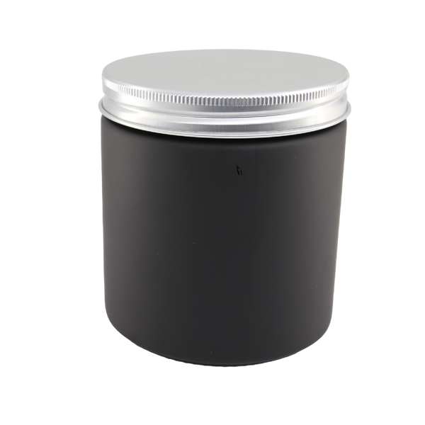 400ml Matt Black Jar (no lid) Aussie Candle Supplies