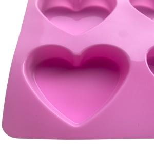 4-cavity heart shape Silicone Mould