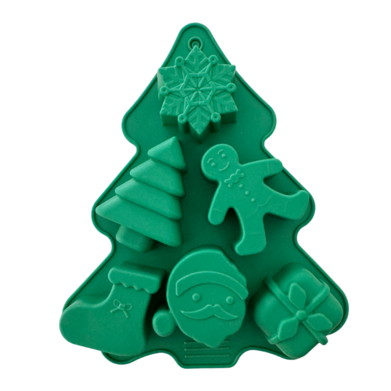 6 Cavity Assorted Christmas Shapes