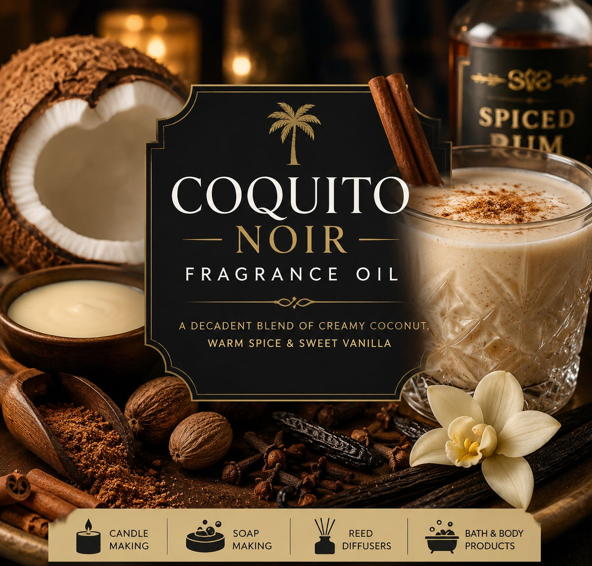 (New) Coquito Noir Fragrance Oil