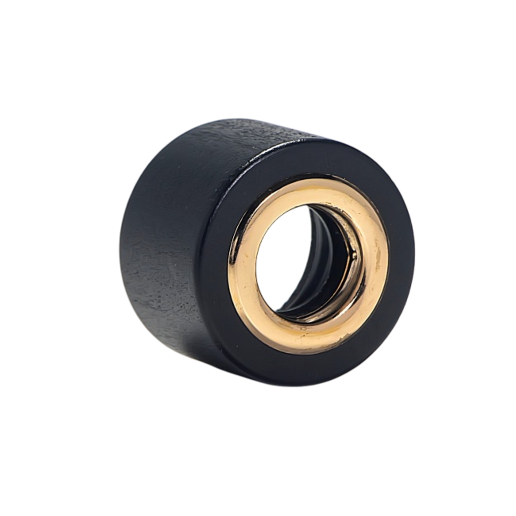 Sleek Black Diffuser Cap Gold Eyelet
