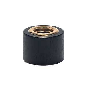 Sleek Black Diffuser Cap Gold Eyelet