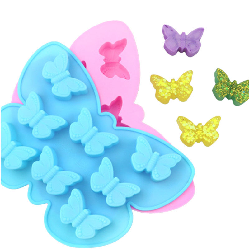8 Cavity Butterflies Mould