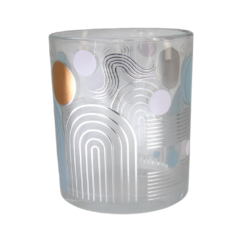 Cambridge Deco Celestial Frost Tumbler