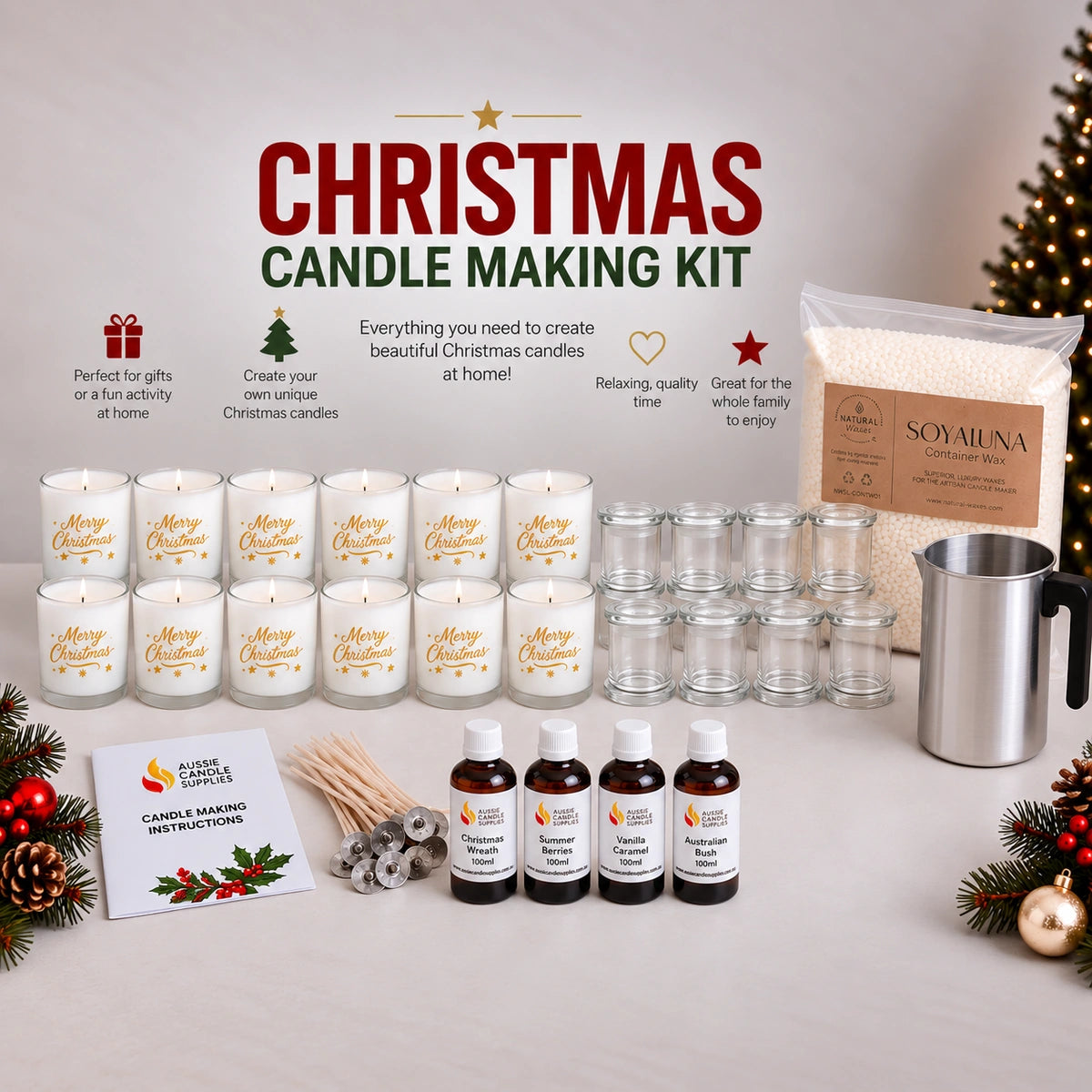 Christmas Candle Making Kit