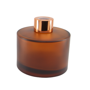 Hamptons Large Frosted Amber Diffuser Bottle