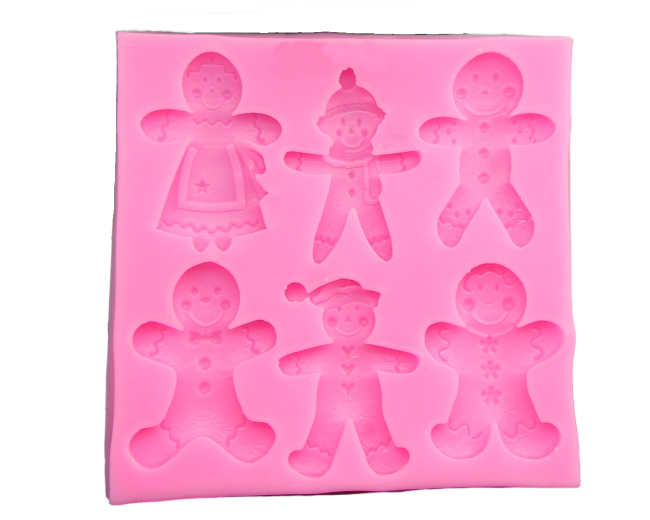 Gingerbread People Silicone Mould