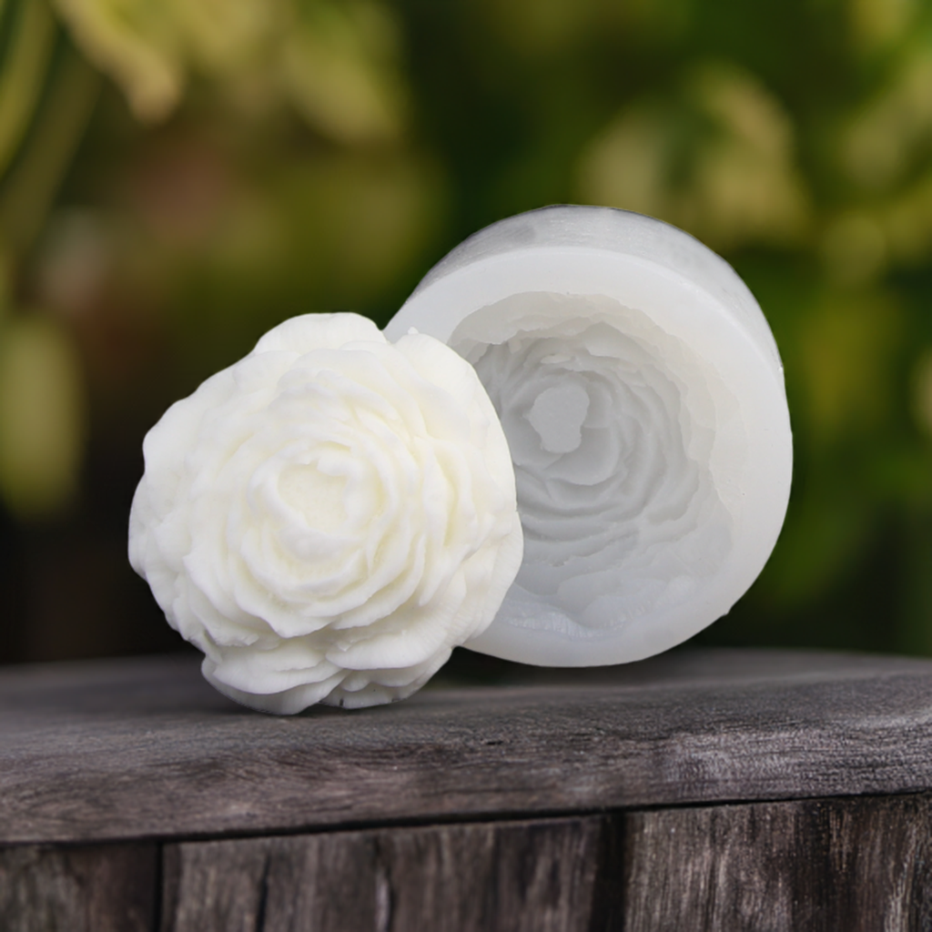 Peony Rose Silicone Mould