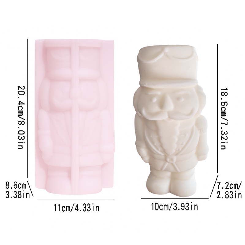 Large Nutcracker Silicone Mould