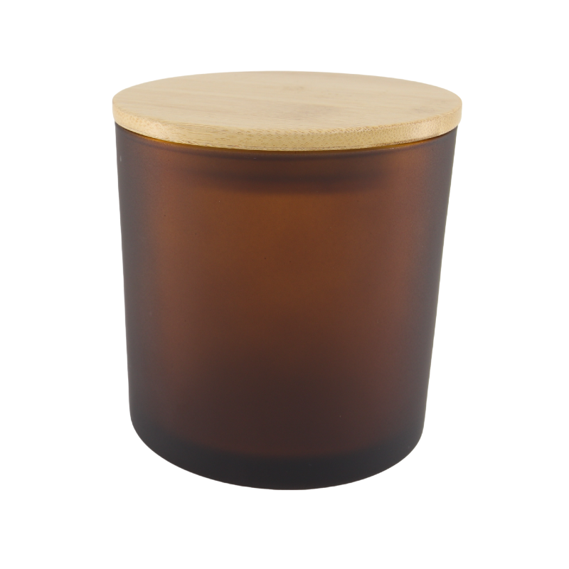 Cambridge Large Frosted Amber Tumbler Aussie Candle Supplies