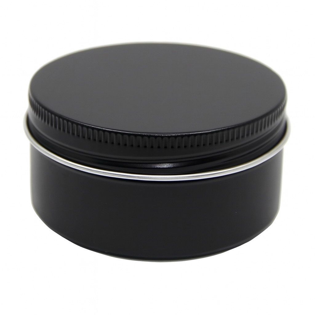 Aluminium Screw Top Matt Black 85gm