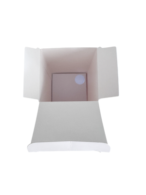 Matt White Reed Jar Box Window