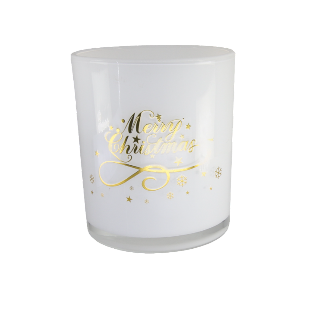 (New) Cambridge Merry Christmas Decal Jar