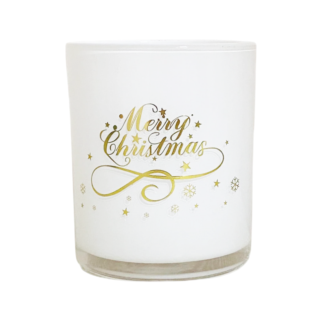 (New) Cambridge Merry Christmas Decal Jar
