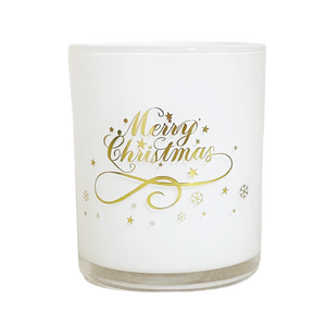 (New) Cambridge Merry Christmas Decal Jar