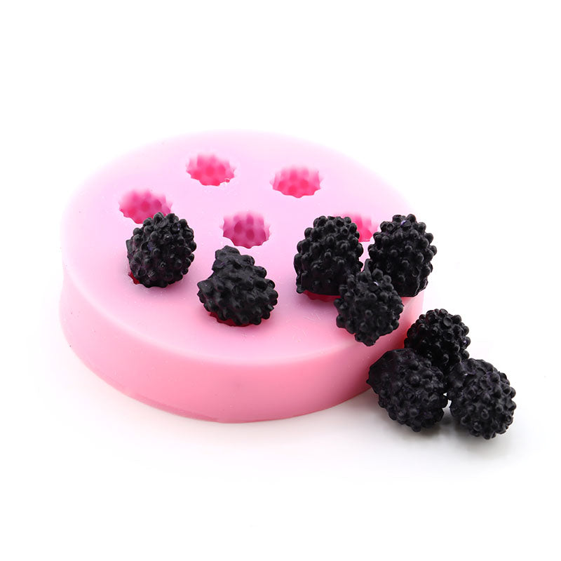 8 Cavity Round Raspberry Mould - Aussie Candle Supplies