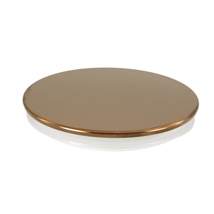 Large Rose Gold Stainless Steel Lid