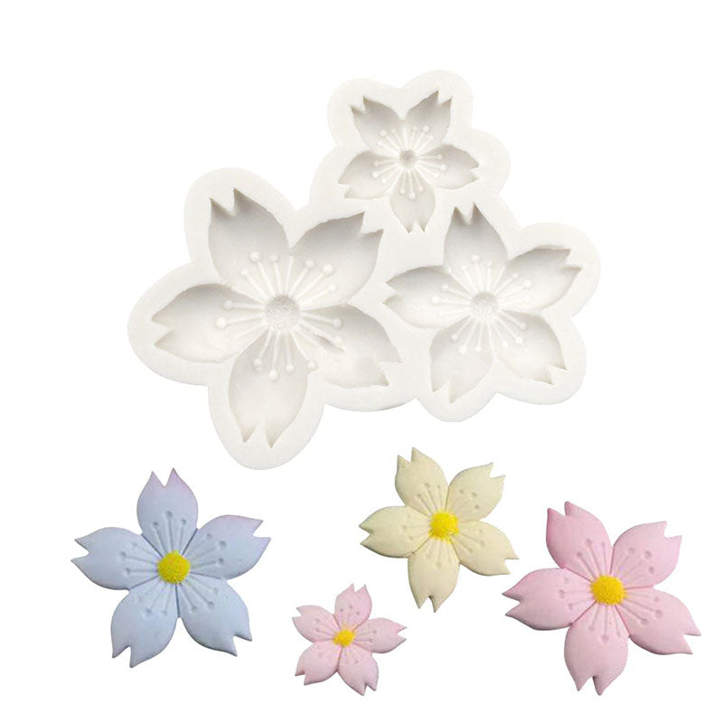 3 Cavity Sakura Mould