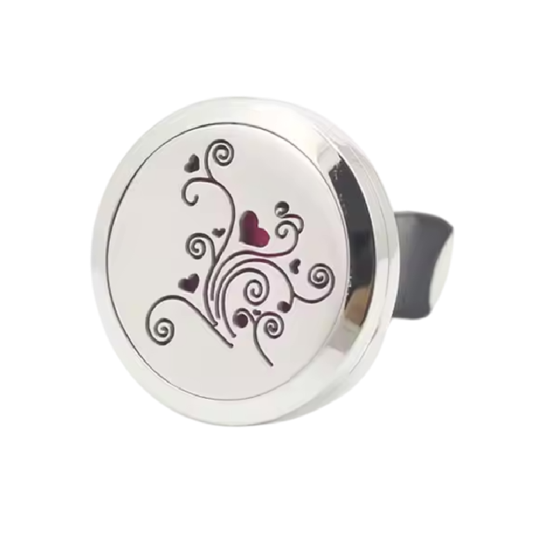 Scroll of Hearts Car Vent Diffuser