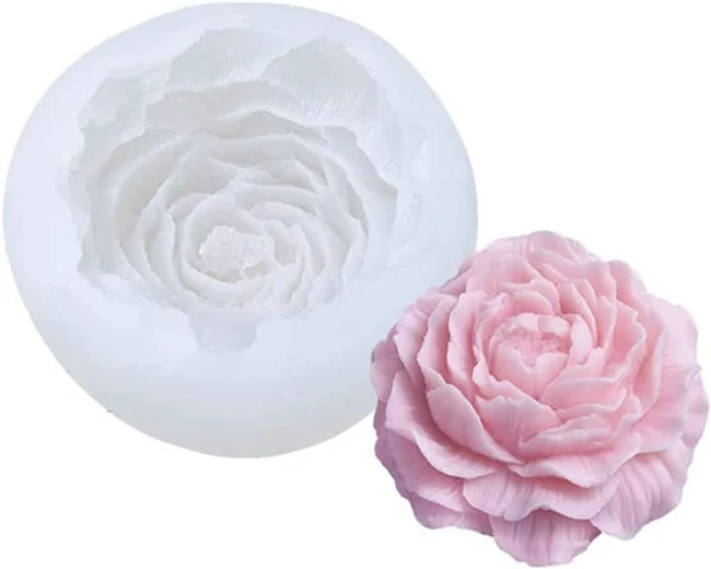 Peony Rose Silicone Mould
