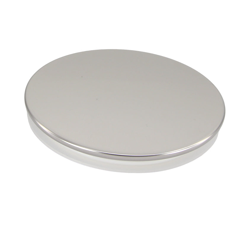 Silver Lid Color Code Large Silver Stainless Steel Lid - Aussie Candle Supplies