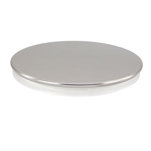 Large Silver Stainless Steel Lid
