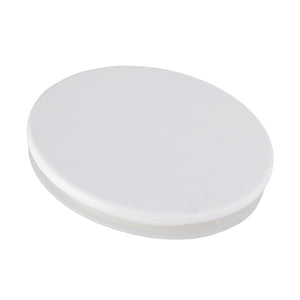 Large White Stainless Steel Lid