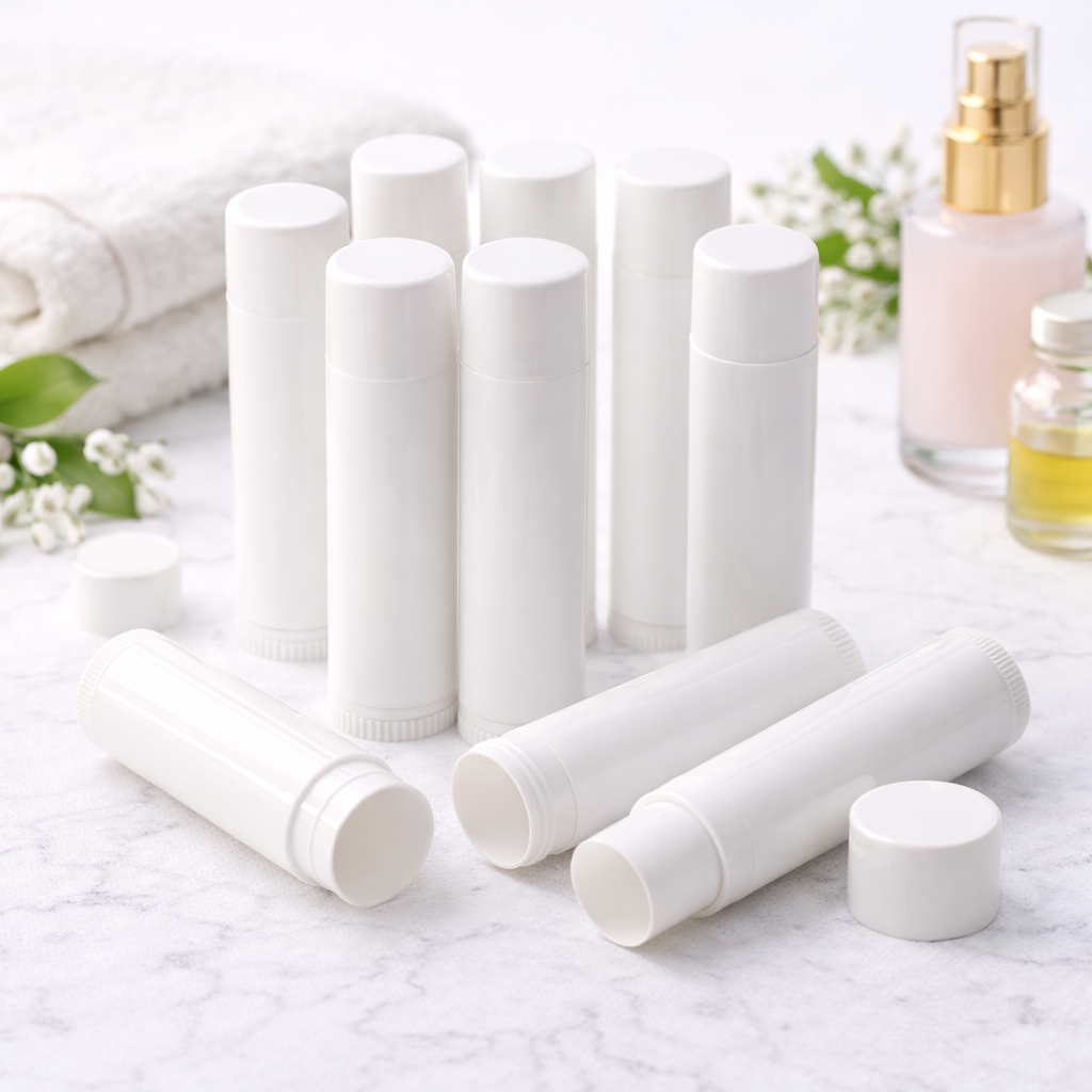 White Lip Balm Tube