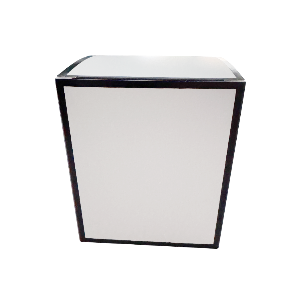 (New) Cambridge Matt White Box Black Trim