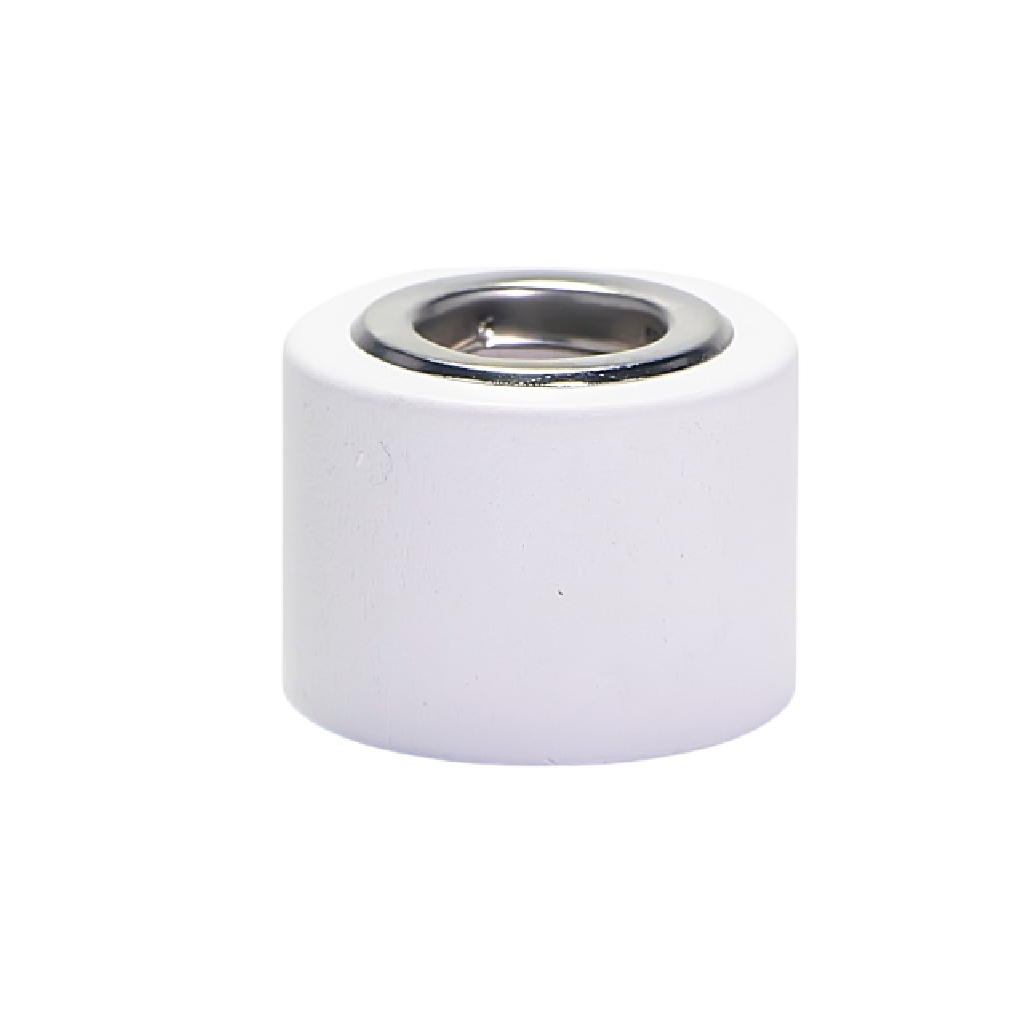 Sleek White Diffuser Cap Silver Eyelet