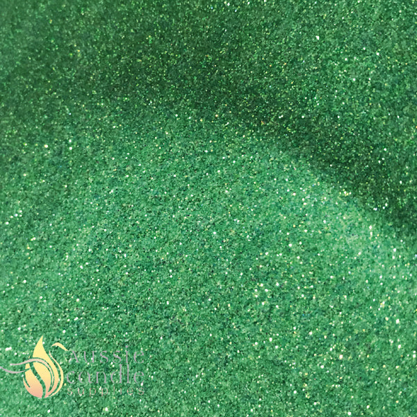 Rainbow Glitter Green